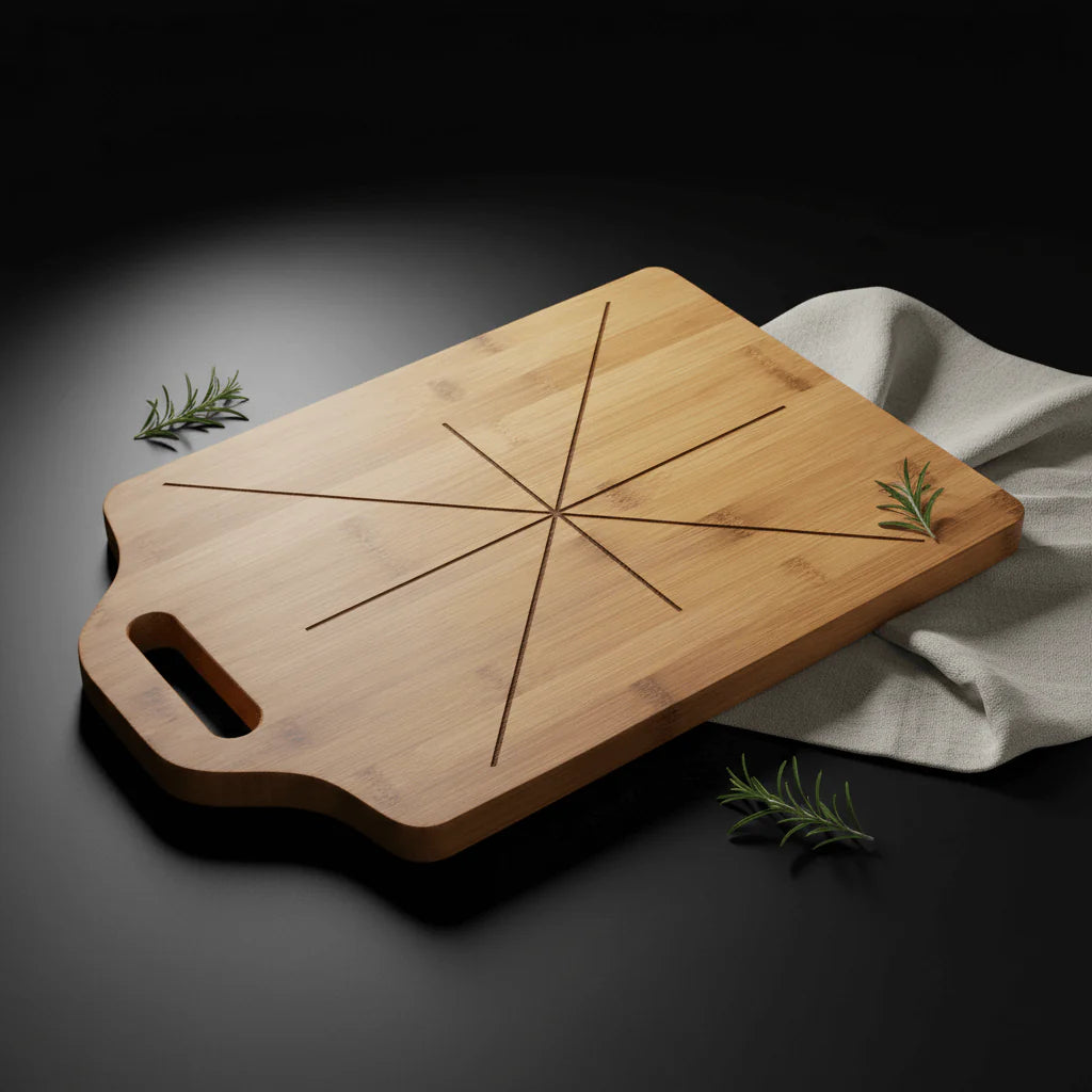 Bamboo Cutting Board 15 X 10 Combines Functionality with Craftsmanship